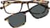 Kids' Rectangle Magnetic Snap-On Set 4463325 in Tortoiseshell
