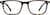 Front view without clip-on of Kids' Rectangle Magnetic Snap-On Set 4463325 in Tortoiseshell thumbnail