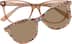 Kids' Cat-Eye Magnetic Snap-On Set 4463415 in Brown