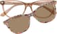 Front view of Kids' Cat-Eye Magnetic Snap-On Set 4463415 in Brown thumbnail
