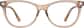 Front view without clip-on of Kids' Cat-Eye Magnetic Snap-On Set 4463415 in Brown thumbnail