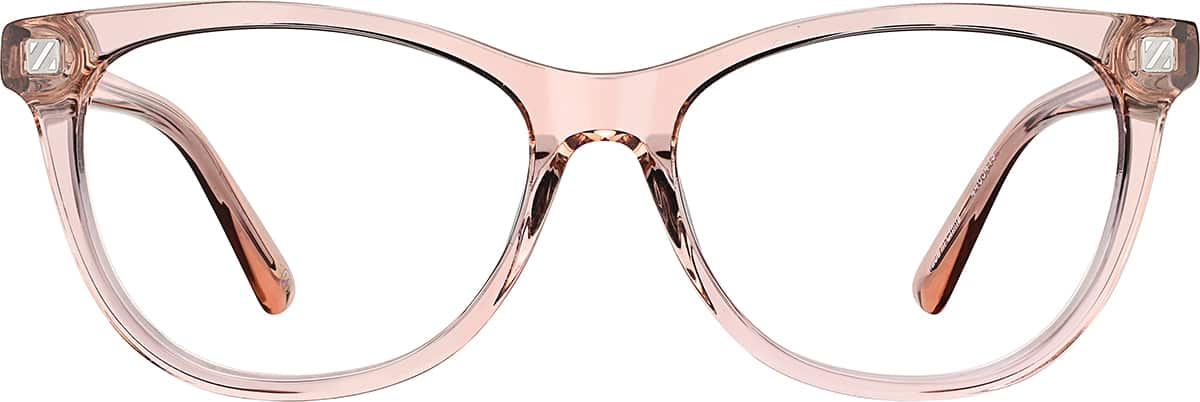 Front view without clip-on of Kids' Cat-Eye Magnetic Snap-On Set 4463419 in Pink