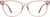 Front view without clip-on of Kids' Cat-Eye Magnetic Snap-On Set 4463419 in Pink thumbnail