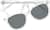 Front view of Kids' Cat-Eye Magnetic Snap-On Set 4463423 in Clear thumbnail