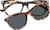 Front view of Kids' Cat-Eye Magnetic Snap-On Set 4463425 in Tortoiseshell thumbnail
