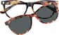 Front view of Kids' Cat-Eye Magnetic Snap-On Set 4463425 in Tortoiseshell thumbnail