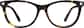 Front view without clip-on of Kids' Cat-Eye Magnetic Snap-On Set 4463425 in Tortoiseshell thumbnail