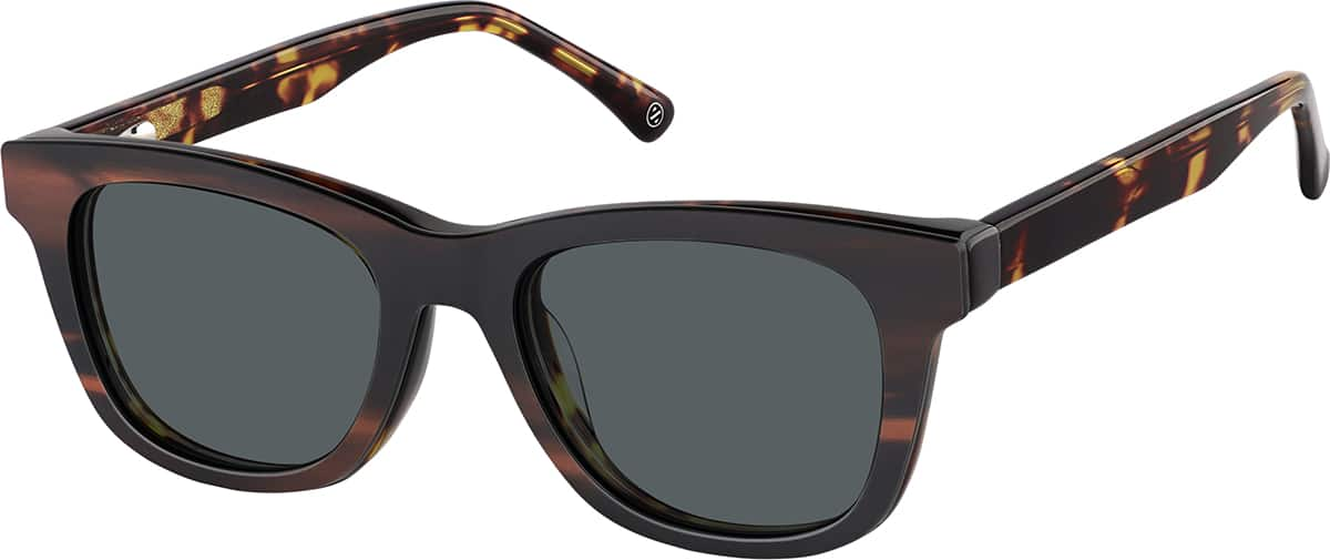 Angle view of Kids' Square Magnetic Snap-On Set 4463525 in Tortoiseshell