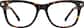 Front view without clip-on of Kids' Square Magnetic Snap-On Set 4463525 in Tortoiseshell thumbnail