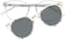 Round Magnetic Snap-On Set 4463623 in Clear