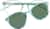 Front view of Round Magnetic Snap-On Set 4463624 in Green thumbnail