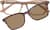 Front view of Kids' Rectangle Magnetic Snap-On Set 4463815 in Brown thumbnail