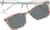 Front view of Kids' Rectangle Magnetic Snap-On Set 4463823 in Clear thumbnail