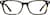 Front view without clip-on of Kids' Rectangle Magnetic Snap-On Set 4463825 in Tortoiseshell thumbnail