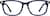 Front view without clip-on of Kids' Rectangle Magnetic Snap-On Set 4463916 in Blue thumbnail