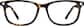Front view without clip-on of Kids' Rectangle Magnetic Snap-On Set 4463925 in Tortoiseshell thumbnail