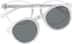 Round Magnetic Snap-On Set 4464023 in Clear