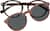 Front view of Round Magnetic Snap-On Set 4464025 in Tortoiseshell thumbnail