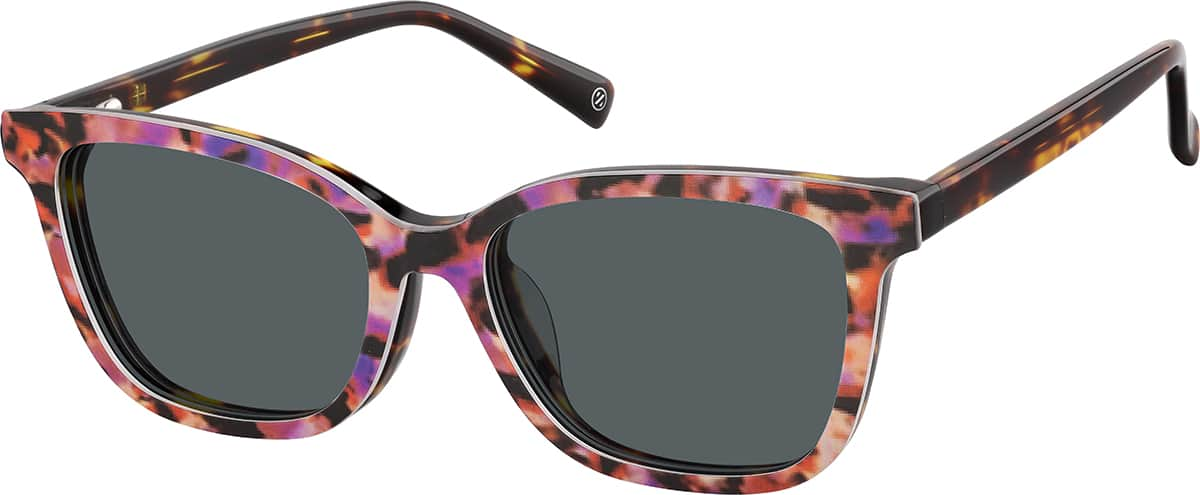 Angle view of Rectangle Magnetic Snap-On Set 4464125 in Tortoiseshell