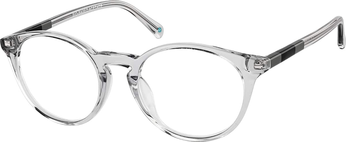 Angle view of Round Glasses 4464212 in Gray