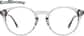 Front view of Round Glasses 4464212 in Gray thumbnail