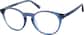 Angle view of Round Glasses 4464216 in Blue thumbnail