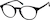 Angle view of Round Glasses 4464221 in Black thumbnail