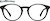 Front view of Round Glasses 4464221 in Black thumbnail