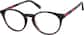 Angle view of Round Glasses 4464225 in Tortoiseshell thumbnail