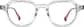 Front view of Geometric Glasses 4464323 in Clear thumbnail