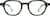 Front view of Square Glasses 4464324 in Green thumbnail