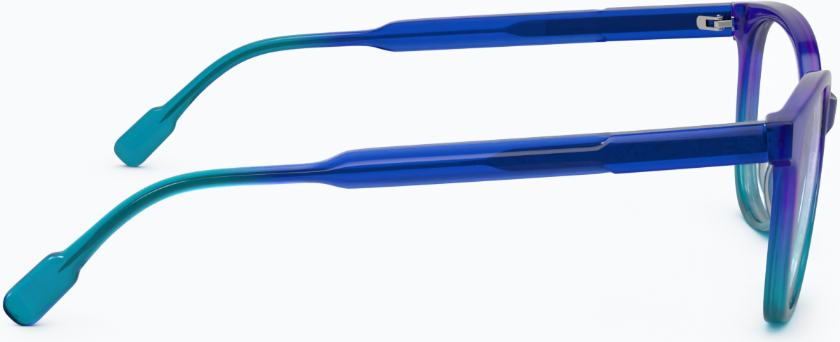 Side view of Cat-Eye Glasses 4464416 in Blue thumbnail