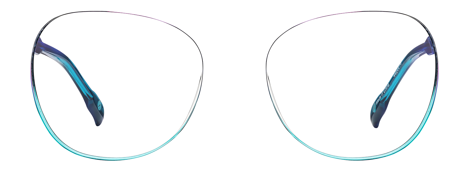 Blue Cat-Eye Glasses #4464416 | Zenni Optical Canada