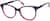 Angle view of Cat-Eye Glasses 4464417 in Purple thumbnail