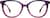 Front view of Cat-Eye Glasses 4464417 in Purple thumbnail