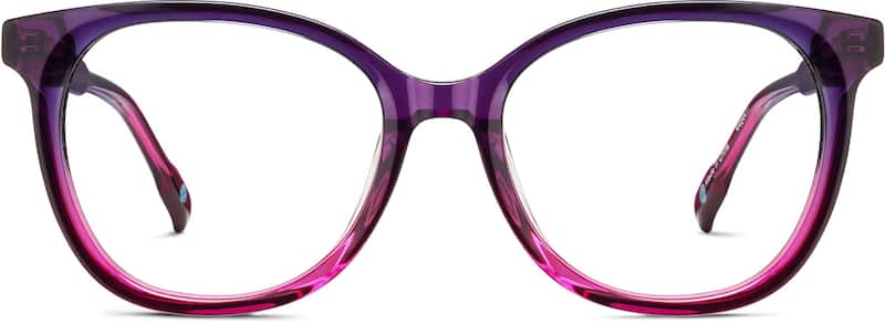 Purple Cat-Eye Glasses