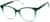 Angle view of Cat-Eye Glasses 4464424 in Green thumbnail