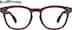 Square Glasses 4464518 in Red