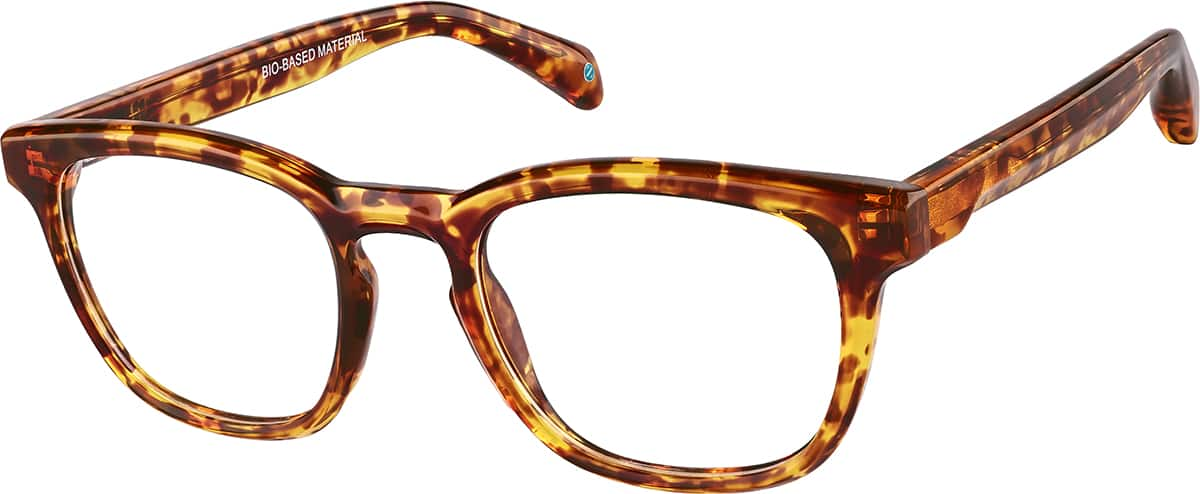 Angle view of Square Glasses 4464525 in Tortoiseshell