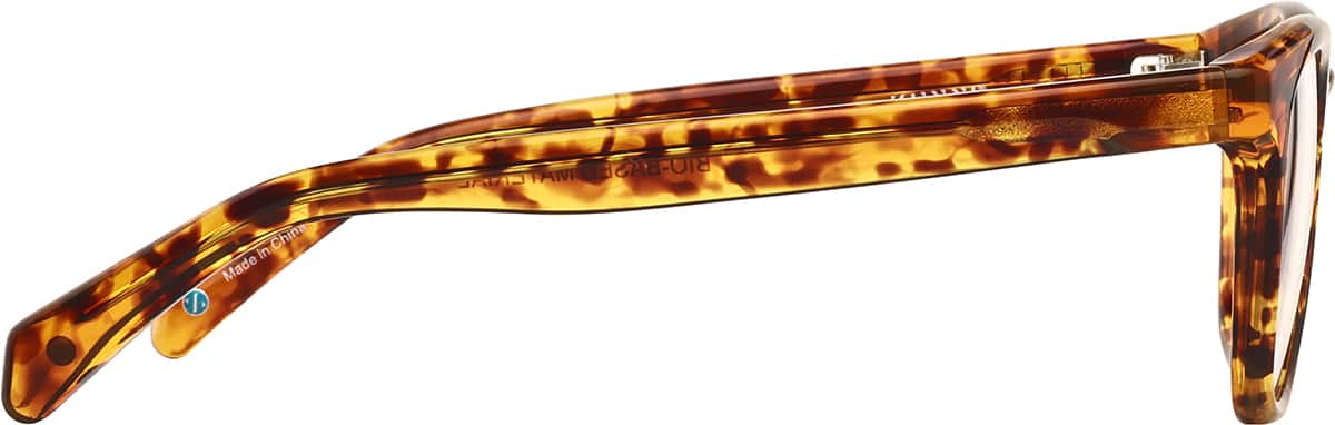 Side view of Square Glasses 4464525 in Tortoiseshell