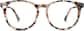 Front view of Round Glasses 4464649 in Granite thumbnail