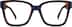 Square Glasses 4464716 in Blue