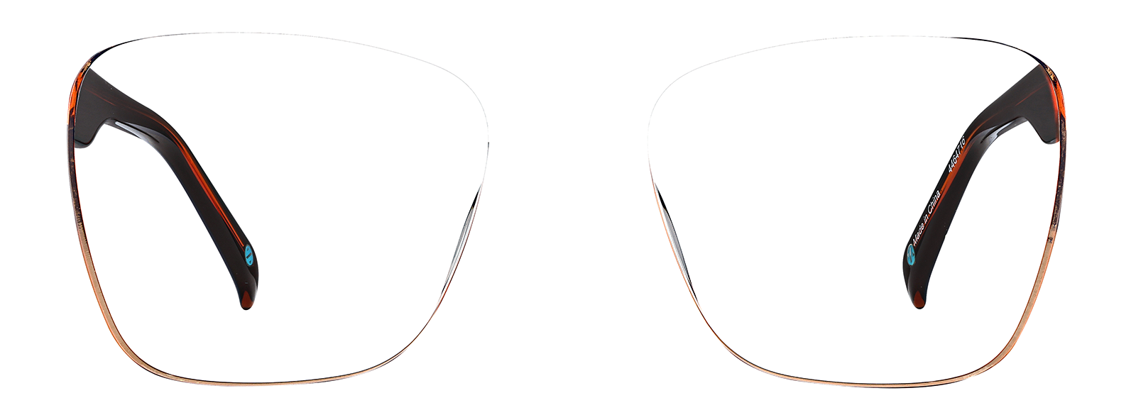 Blue Square Glasses #4464716 | Zenni Optical