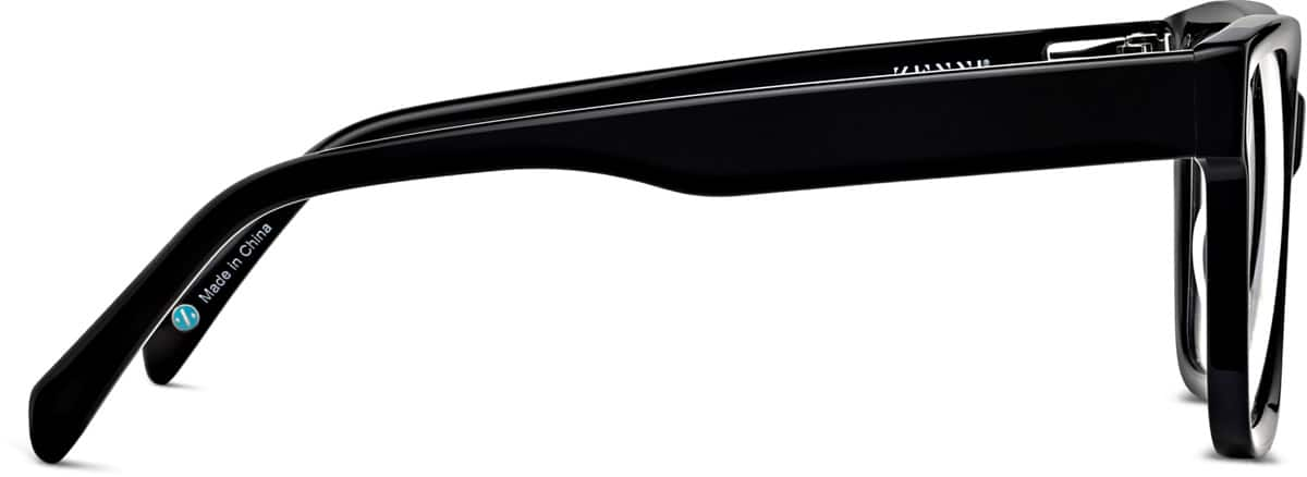 Side view of Square Glasses 4464721 in Black