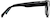 Side view of Square Glasses 4464721 in Black thumbnail