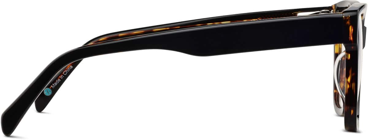 Side view of Square Glasses 4464725 in Tortoiseshell