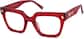 Angle view of The Dragon King Glasses 4465018 in Red thumbnail