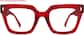 Front view of The Dragon King Glasses 4465018 in Red thumbnail