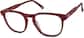 Angle view of Golden Charm Glasses 4465118 in Red thumbnail