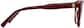 Side view of Golden Charm Glasses 4465118 in Red thumbnail